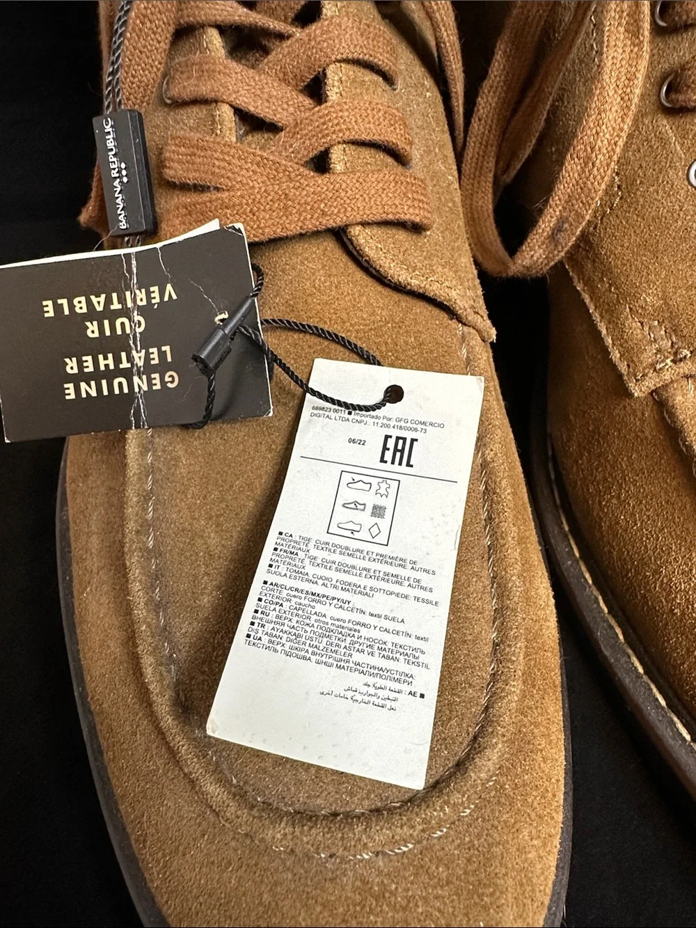 Banana Republic Factory Men's Suede - Lace-Up  Boot size 12
